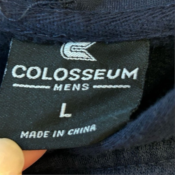 Colosseum West Virginia Mountaineers Men's Blue Pullover Hoodie Large - Picture 5 of 8